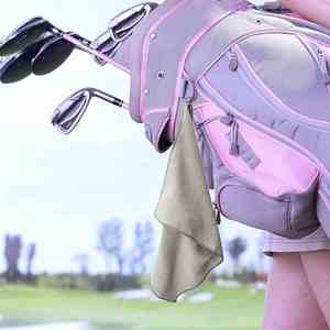 Toalla de Golf de Microfibra Estampada Tipo Waffle, Deportiva y de Lujo, con Logotipo Personalizado - Product Image 3