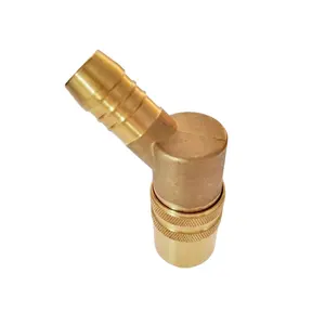 Hot sale parts German standard 45 degree elbow Z80 series seal quick brass connect hose fitting