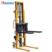 Haizhili Gerbeur semi-électrique pour camion à main 2T 3M Chariot élévateur hydraulique gerbeur électrique autonome de palettes à main