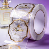 Etiquetas Adhesivas Impermeables de Alta Calidad para Botellas y Frascos, Impresión de Logotipos Personalizados para Perfumes y Cosméticos