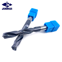 Forets en carbure JR128 3,5 mm-4 mm HRC55, forets hélicoïdaux à tige droite CNC