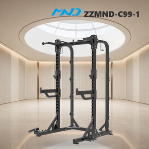 Rack de Squat Robuste et Tendance avec Plateforme, Équipement de Gymnastique MND Fitness, Matériel de Musculation pour la Chaîne de Salles de Sport de Mexico - Product Image 1