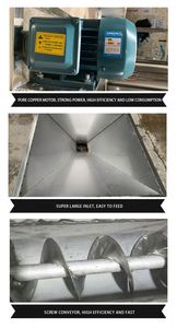 Convoyeur à vis pour sel, système de transport vertical en acier inoxydable SUS304/acier au carbone - Product Image 6