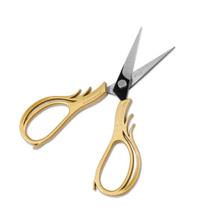 Stainless Steel Tailor Scissors With Pointed Tip For Sewing Embroidery Home Use Gold Blue Red Gray Copper Bronze Colors - Product Image 3