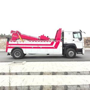 Sinotruk Howo tugas berat <span class=keywords><strong>20Ton</strong></span> penarik Jalan Penyelamatan mobil truk pemulihan dengan derek hidrolik - Product Image 4