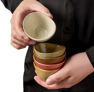 Piattini Creativi in Ceramica Irregolare per Salse, Piattini Domestici per Olio <span class=keywords><strong>e</strong></span> Aceto, Ciotole in Gres per Salsa di Soia - Product Image 6