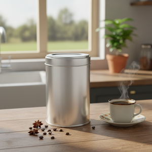 Lata de Aluminio Kontensan de 0.75 Litros para Té y Café, Modelo L362, 83xH135 mm, Hecho en Turquía - Product Image 3