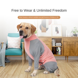 Traje de Recuperación de Manga Larga para Perros, Hembra y Macho, Tamaño Mediano y Grande, para Después de la Cirugía - Product Image 2