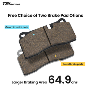 Kit de frein avant TEI P40NS+ BBK avec disque de frein perforé et rainuré 355x28mm et étrier forgé à 4 pistons pour <span class=keywords><strong>TOYOTA</strong></span> LEVIN - Product Image 4