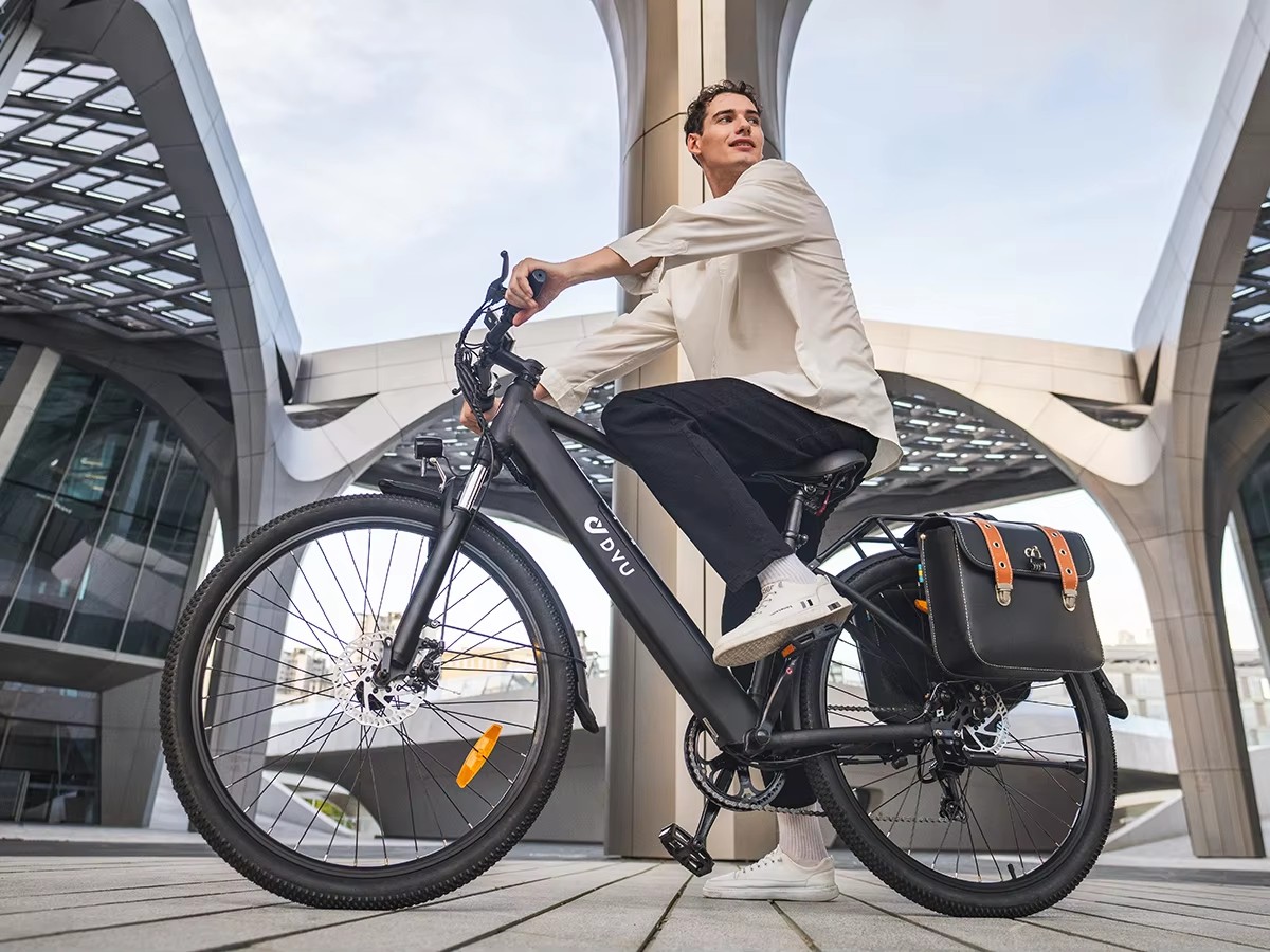 Bicicletta Elettrica DYU C5 – 27.5″ 48V 10AH – 250W – Bici Da Città Nera – Nuova