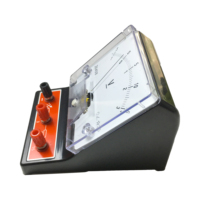 Instrumen pengajaran Lab, alat pendidikan skala ganda Analog Dial Panel voltase DC Voltmeter untuk penggunaan laboratorium