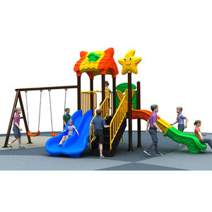 Nhà Máy Giá sân sau mẫu giáo trẻ em chơi Thiết bị trẻ em sân chơi ngoài trời trượt <span class=keywords><strong>Swing</strong></span> <span class=keywords><strong>Set</strong></span> - Product Image 1
