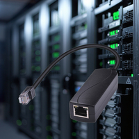 Convertidor POE de 48V a 24V (Estándar Nacional a No Estándar), Puente de Red para Cámaras de Vigilancia, Módulo POE Dedicado para Control de Acceso