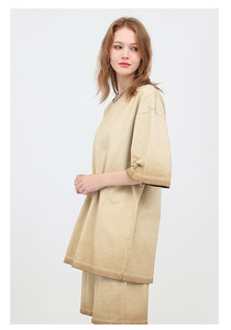 Camiseta de Hombre de Alta Calidad, Extra Grande, 100% Algodón, 260 g/m², Estilo Vintage, Unisex, Impresión DTG Personalizada, Lavado Ácido, Anti-Pilling - Product Image 6