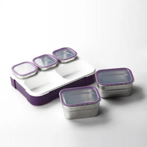 Lonchera de Acero Inoxidable para Estudiantes, Compartimento Único de 1000 ml, a Prueba de Fugas, Apta para Lavavajillas, con Bolsa de Almuerzo, Tenedor y Cuchara, Venta al por Mayor - Product Image 4