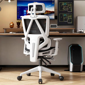 Nhà sản xuất cung cấp sang trọng lưới ghế máy tính thoải mái có thể điều chỉnh tựa đầu điều hành Ergonomic văn phòng Ghế làm việc - Product Image 1