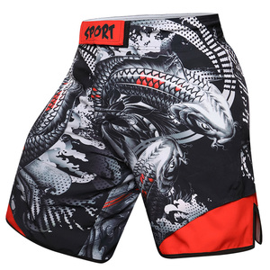 Pantaloncini Personalizzati Colorati per Muay Thai MMA <span class=keywords><strong>Kick</strong></span> Boxing da Uomo - Product Image 1