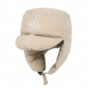 Casquettes de baseball d'hiver imperméables et chaudes de haute qualité en gros, avec cache-oreilles, broderie personnalisée, logo imprimé, 7 panneaux, unisexe - Product Image 5