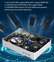 Ordinateur industriel Gamer, core i7-9700f, MSI GTX1650, i5/9400F, 9100F, OEM, Mini PC de bureau/serveur, Barebone