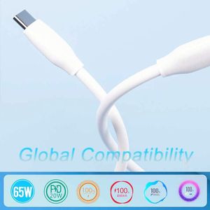 6A 3.3FT 1M Mobile Phone Type c <b>USB</b> C SYNC <b>Charging</b> <b>Cable</b> Charger Core Wire for Mobile Phones - Product Image 3