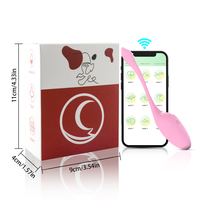 Oeuf vibrant portable, contrôle par application, 9 modes de vibration, longue queue flexible, oeuf d'amour en silicone rechargeable, OEM ODM, logo personnalisé