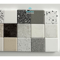Planche de surface solide en acrylique sans joint, flexible, résistante aux taches, panneau de pierre artificielle pour cuisine intégrée
