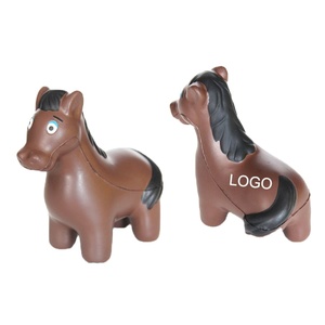 Jouet promotionnel anti-stress en forme de poulain, âne ou petit cheval, à presser - Product Image 1
