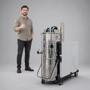 Aspiradora Industrial de Alta Potencia para Chatarra de Hierro, Polvo Metálico, Seco y Húmedo, Colector de Alta Potencia para Grandes Fábricas y Talleres - Product Image 2