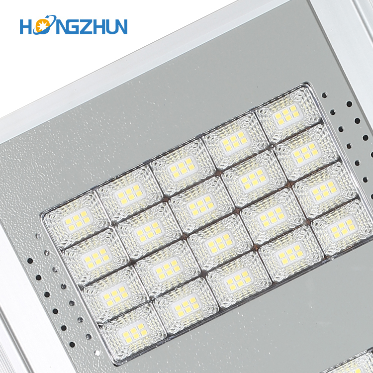 IP65 impermeable smd al aire libre de 100 vatios 150watt 200watt todo en uno integrado Luz de calle solar led
