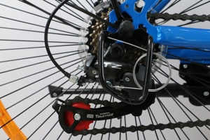 Bicicletta da Montagna di Buona Qualità con Ruote a Raggi, Telaio Robusto in Acciaio al Carbonio, per Uomini Adulti, con Portapacchi Posteriore - Product Image 6