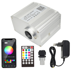 Luz de Techo de Fibra Óptica LED RGBW de 10W, Efecto de Cielo Estrellado, Decoración para Auto o Hogar - Product Image 1
