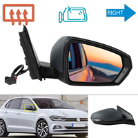 Vorderer Linker und Rechter Außenspiegel Elektrisch Beheizt mit Blinker 2G1857508E9B9 2G0857538A 2G0949101 2G0949102 für VW Golf POLO MK6 17+