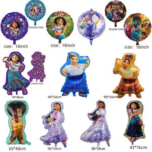 Venta al por mayor de dibujos animados de 18 pulgadas Magic Full House película de aluminio Encanto globo <span class=keywords><strong>Isabella</strong></span> animación <span class=keywords><strong>cumpleaños</strong></span> fiesta decoración Globos - Product Image 2