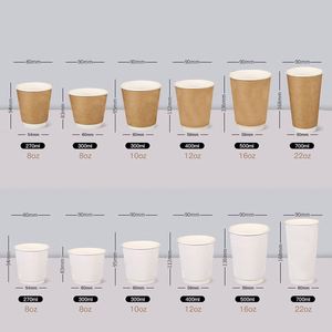 Gobelet à café en papier ondulé à double paroi, écologique, jetable, personnalisé Wn03, pour boissons chaudes - Product Image 4