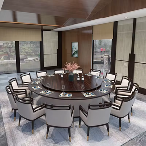 Nuovi Set di Tavoli e Sedie in Legno dal Design Moderno per Hotel e Sale da Pranzo Commerciali - Product Image 2