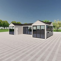 Conteneur modulaire isolé et mobile pour usage extérieur, personnalisé pour hôtels, entrepôts, bureaux, camps et habitations, disponible en 20, 30 et 40 pieds