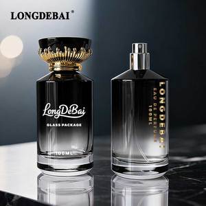 Custom New Design Women's Spray <b>Perfume</b> Empty <b>Bottle</b> Clear Luxury 50ml 100ml <b>Perfume</b> Glass <b>Bottle</b> With Gift Box - Product Image 4