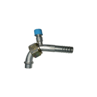 Raccord de climatisation automobile RETEKOOL en aluminium, 90 degrés, avec joint torique et embout de fixation pour tuyau # 6 # 8 # 10 # 12 UNF