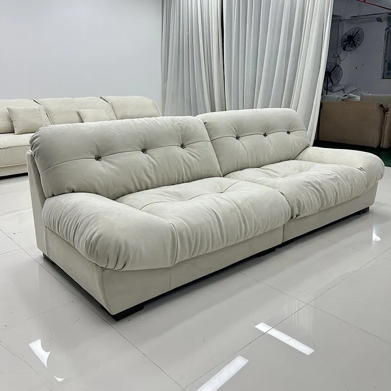 Klassiekers Sofa Modulaire Stof Sofa Licht Luxe Klein Appartement Woonkamer Stof Ambachtelijke Bank