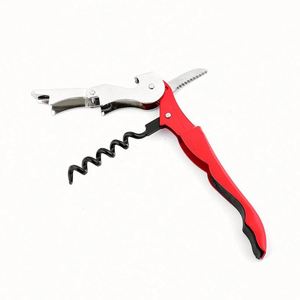 Sacacorchos de Metal de Acero Inoxidable Personalizado para Viaje, Abridor de Botellas de Vino Portátil para Camarero - Product Image 1