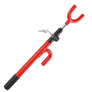 Xe phụ kiện có thể điều chỉnh chiều dài xe chống trộm an ninh công cụ Khóa Tay Lái khóa với 2 phím - Product Image 1