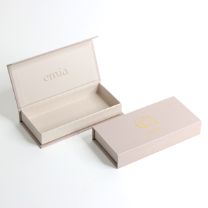 Boîte cadeau personnalisée avec logo, en carton rigide de luxe, estampage à chaud, couvercle magnétique recyclé - Product Image 1