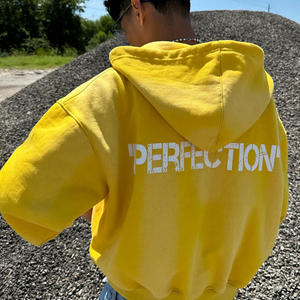 <span class=keywords><strong>Felpa</strong></span> con Cappuccio <span class=keywords><strong>Rosa</strong></span> <span class=keywords><strong>Oversize</strong></span> con Zip, Stampa Personalizzata, Cotone Pesante 450 Gsm, Vestibilità Ampia, Produzione Huili - Product Image 4