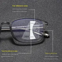 Lunettes de lecture progressives multifocales ultralégères TR90, blocage de la lumière bleue, vision bifocale, mise au point automatique, lunettes d'ordinateur