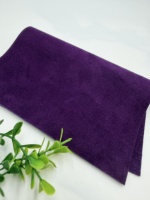 Cuir véritable 30 % de 3,0 mm d'épaisseur, suède floqué en fibres de vache, écologique et résistant à l'abrasion pour textiles de maison, meubles, voitures et sacs