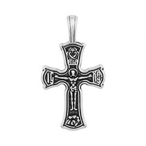 Colgante Religioso Vintage de Metal, Amuleto de Acero Inoxidable para Hombre, Collar Cristiano, Colgantes y Amuletos Religiosos de Moda DIY - Product Image 5