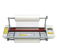Vente Chaude Plastifieuse Manuelle Double Face à Vitesse Réglable pour Plastification à Chaud et à Froid A2 A3 A4