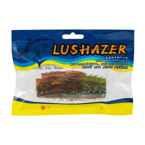 Mồi câu nổi LUSHAZER 15 cái/túi, mồi mềm hình tôm 5cm 6cm 7cm, mồi nhựa mềm câu cá vược, cá hồi, cá rô, cá kiếm, nước mặn - Product Image 6
