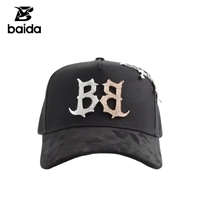 Gorra de Béisbol Deportiva con Logotipo B de 5 Paneles con Pedrería, Ajustable, Unisex, Material de Gamuza, Forro Resistente a las Manchas, Gooras G5
