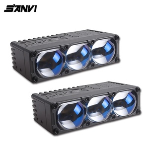 ไฟขับขี่ Sanvi S300 58-92W ไฟติดกระจังหน้ารถยนต์ ไฟสปอตไลท์ LED สำหรับอุปกรณ์ตกแต่งรถยนต์อื่นๆ - Product Image 1